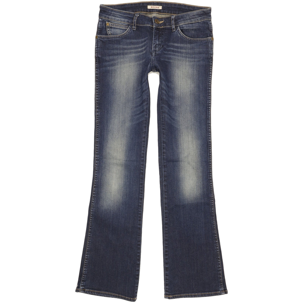 Wrangler Megan Women Blue Bootcut Slim Stretch Jeans W27 L31