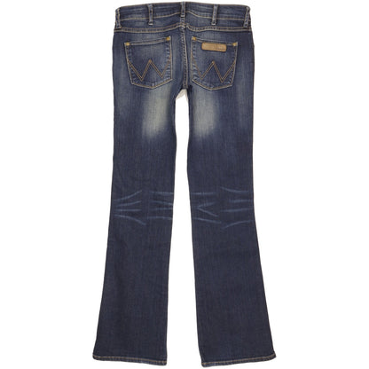Wrangler Megan Women Blue Bootcut Slim Stretch Jeans W27 L31