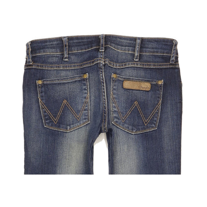 Wrangler Megan Women Blue Bootcut Slim Stretch Jeans W27 L31
