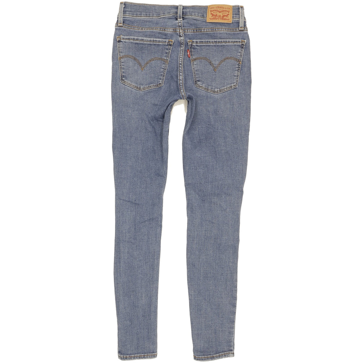 Levi's 710 Super Women Blue Skinny Slim Stretch Jeans W25 L28