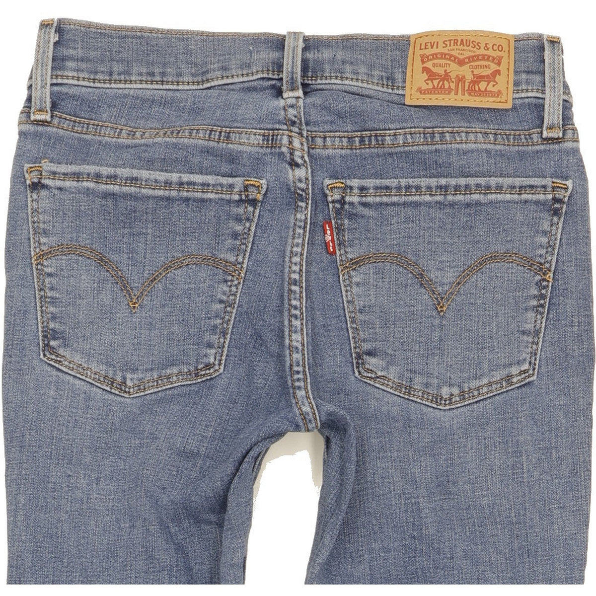 Levi's 710 Super Women Blue Skinny Slim Stretch Jeans W25 L28
