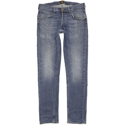 Lee Daren Men Blue Straight Slim Stretch Jeans W31 L32