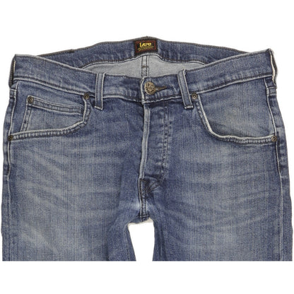 Lee Daren Men Blue Straight Slim Stretch Jeans W31 L32