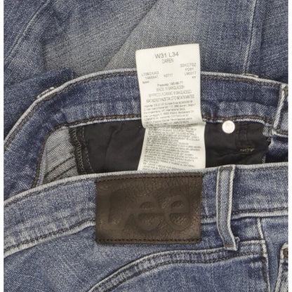 Lee Daren Men Blue Straight Slim Stretch Jeans W31 L32