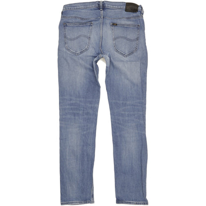 Lee Daren Men Blue Straight Slim Stretch Jeans W34 L34