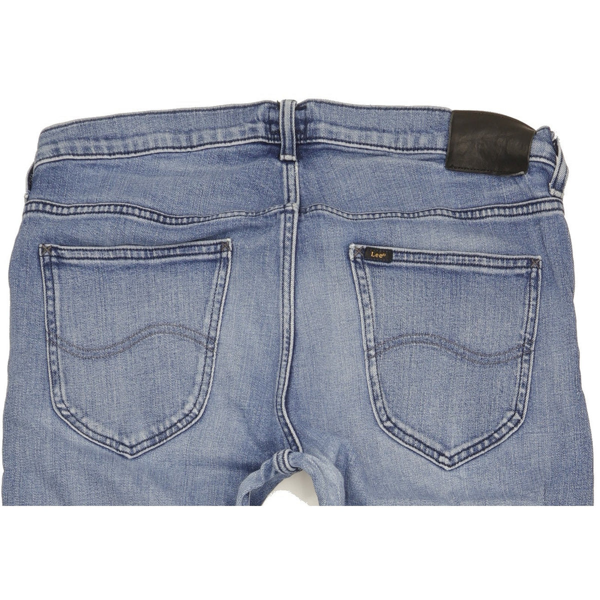 Lee Daren Men Blue Straight Slim Stretch Jeans W34 L34