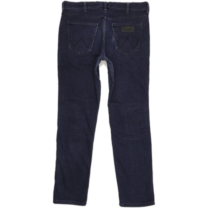 Wrangler Greensboro Men Blue Straight Regular Stretch Jeans W34 L32