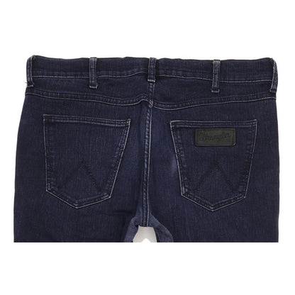 Wrangler Greensboro Men Blue Straight Regular Stretch Jeans W34 L32
