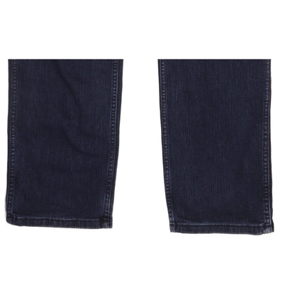 Wrangler Greensboro Men Blue Straight Regular Stretch Jeans W34 L32