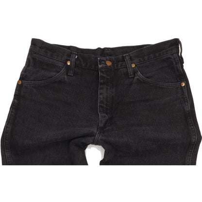 Wrangler Men Black Straight Regular Jeans W33 L35