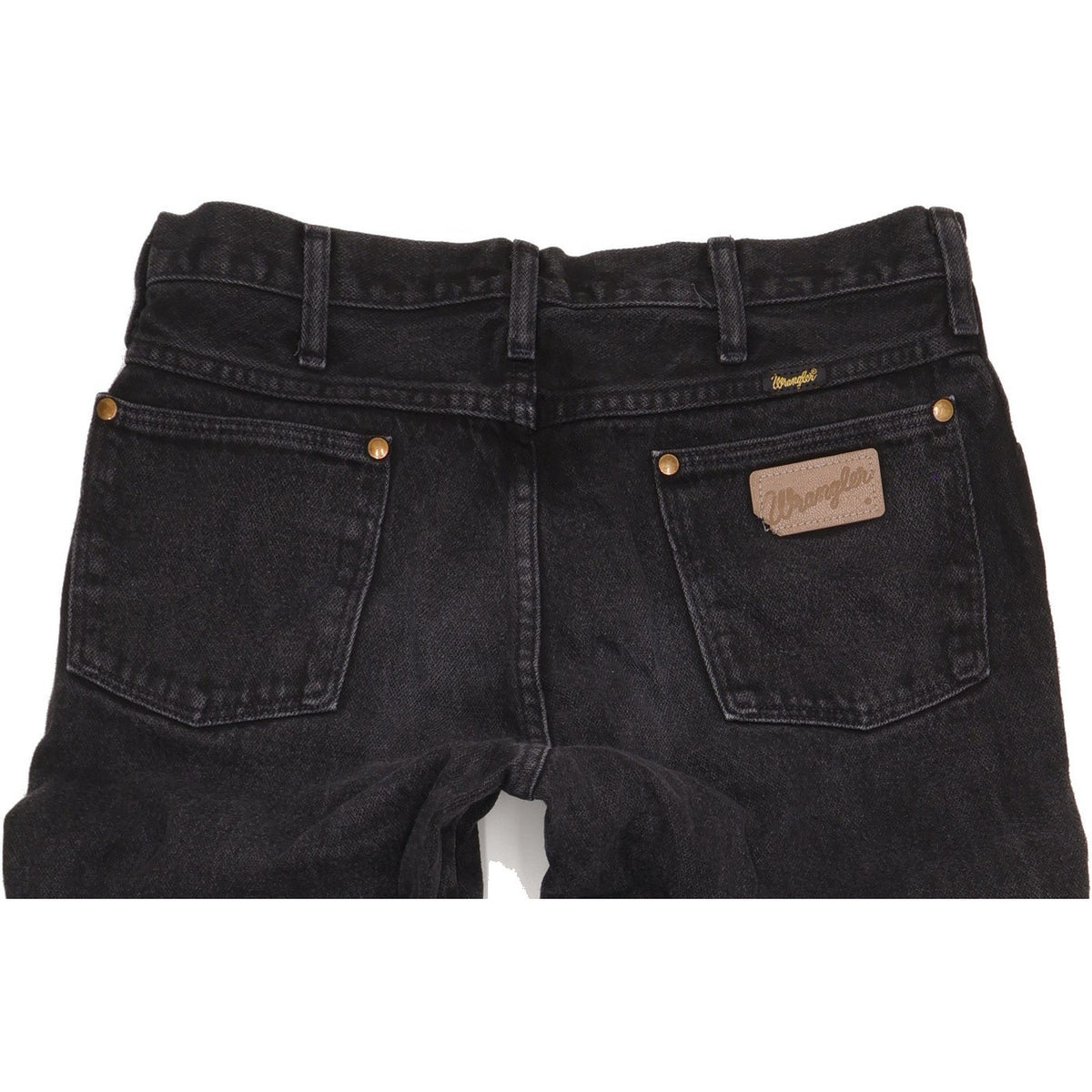 Wrangler Men Black Straight Regular Jeans W33 L35