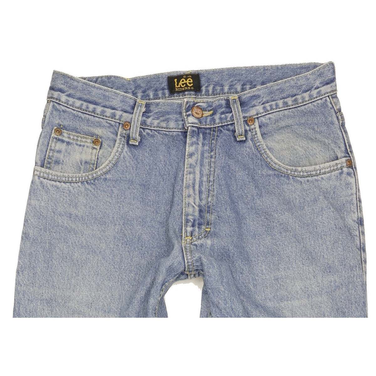Lee Rider Men Blue Straight Regular Jeans W31 L30