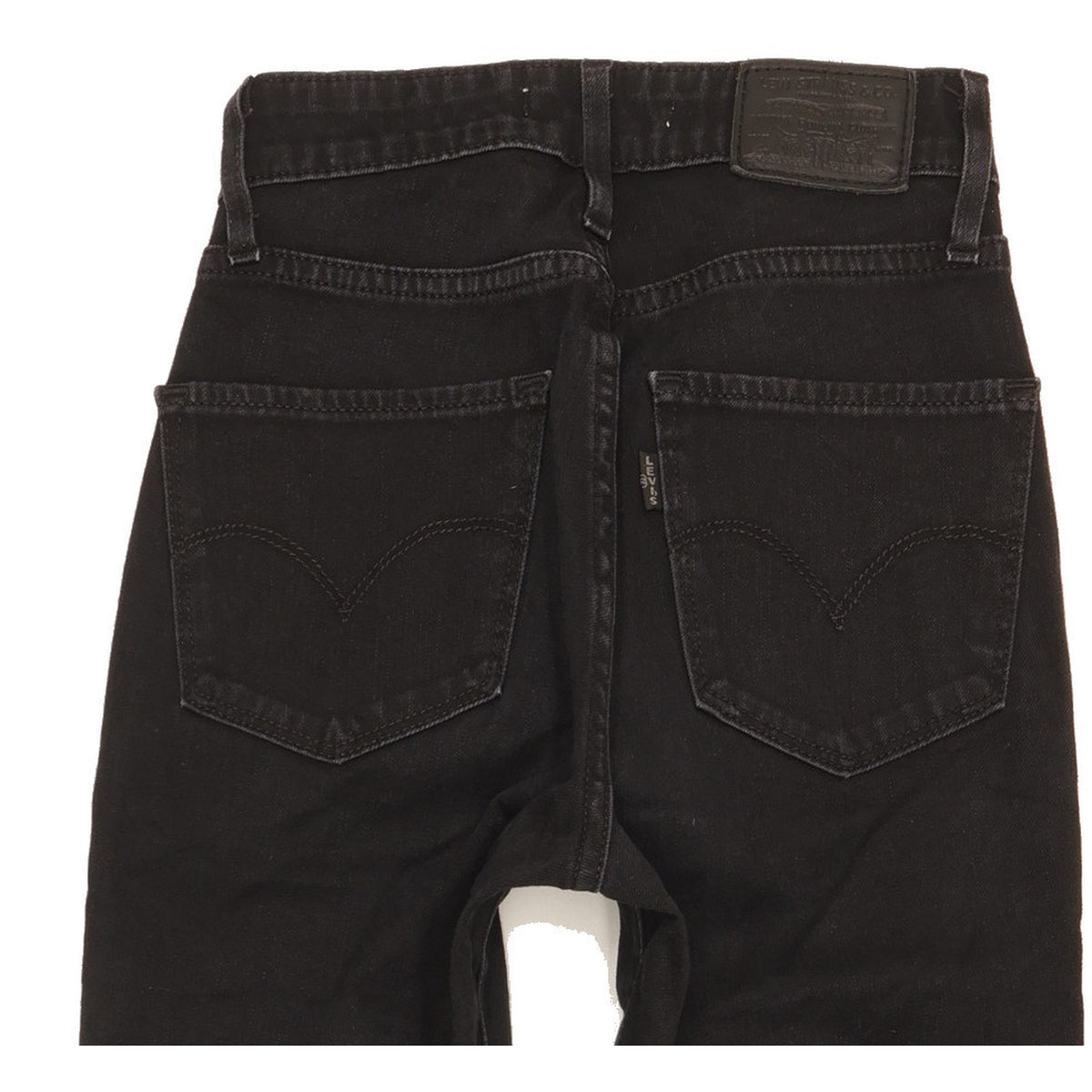Levi's 721 Women Black Skinny Slim Stretch Jeans W23 L28