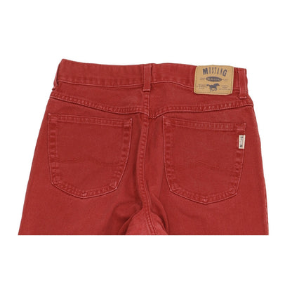 Mustang Men Red Tapered Relaxed Jeans W31 L33