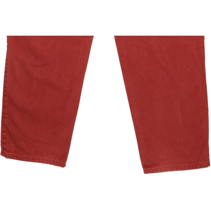 Mustang Men Red Tapered Relaxed Jeans W31 L33