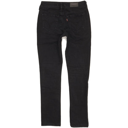 Levi's 471 Men Black Straight Slim Jeans W29 L30