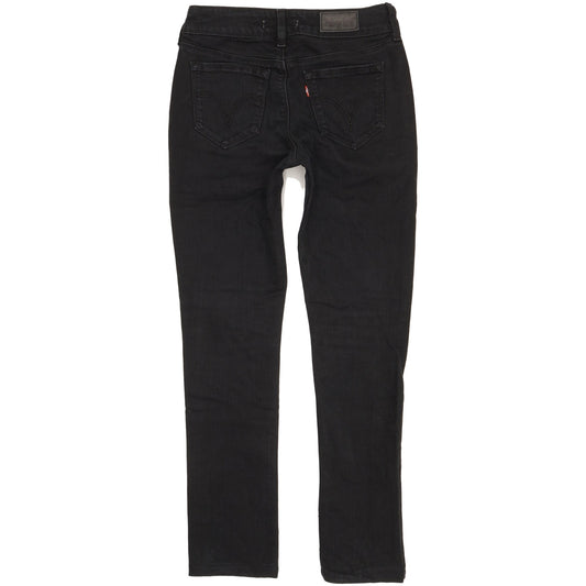 Levi's 471 Men Black Straight Slim Jeans W29 L30
