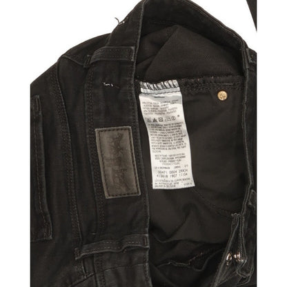 Levi's 471 Men Black Straight Slim Jeans W29 L30