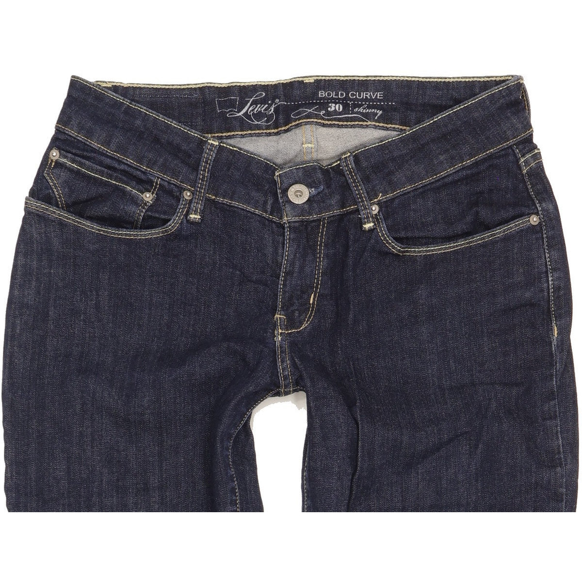 Levi's Bold Curve Women Blue Skinny Slim Stretch Jeans W30 L30