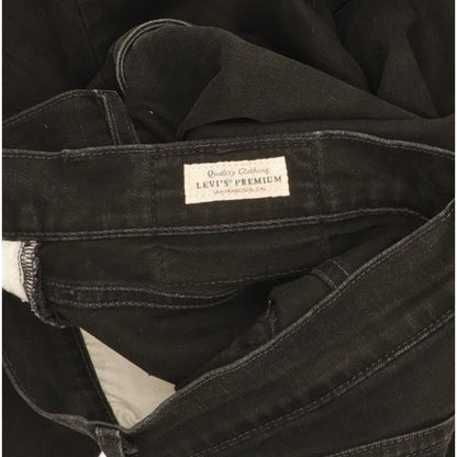 Levi's 512 Men Black Tapered Slim Stretch Jeans W32 L31