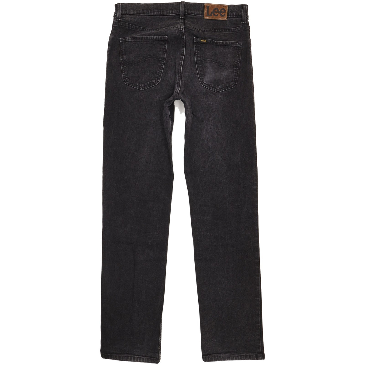 Lee Brooklyn Men Black Straight Regular Stretch Jeans W33 L34