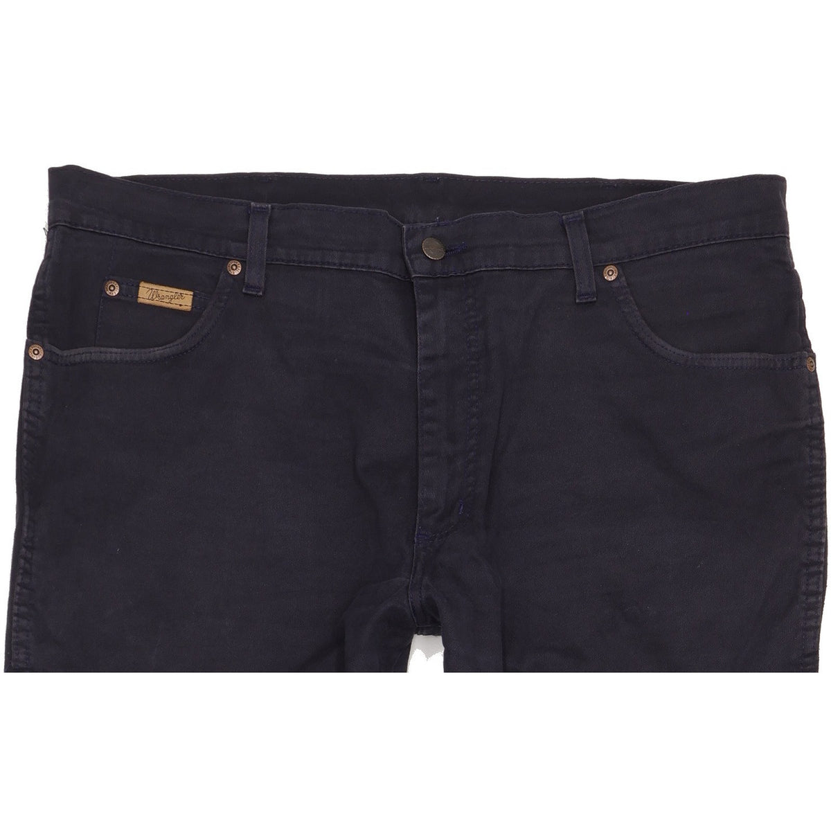 Wrangler Texas Men Navy Straight Regular Stretch Jeans W40 L31
