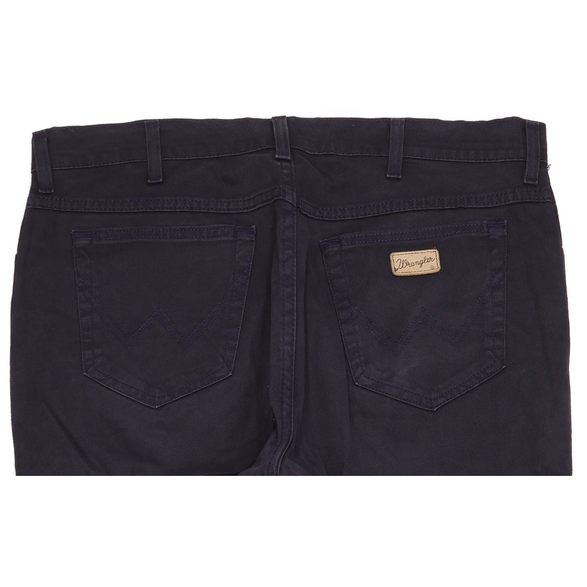 Wrangler Texas Men Navy Straight Regular Stretch Jeans W40 L31