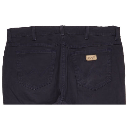 Wrangler Texas Men Navy Straight Regular Stretch Jeans W40 L31