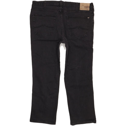 Mustang Tramper Men Black Straight Slim Stretch Jeans W40 L27