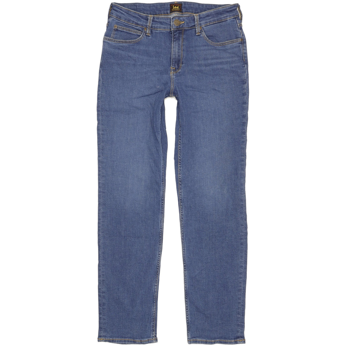 Lee Marion Women Blue Straight Regular Stretch Jeans W30 L30
