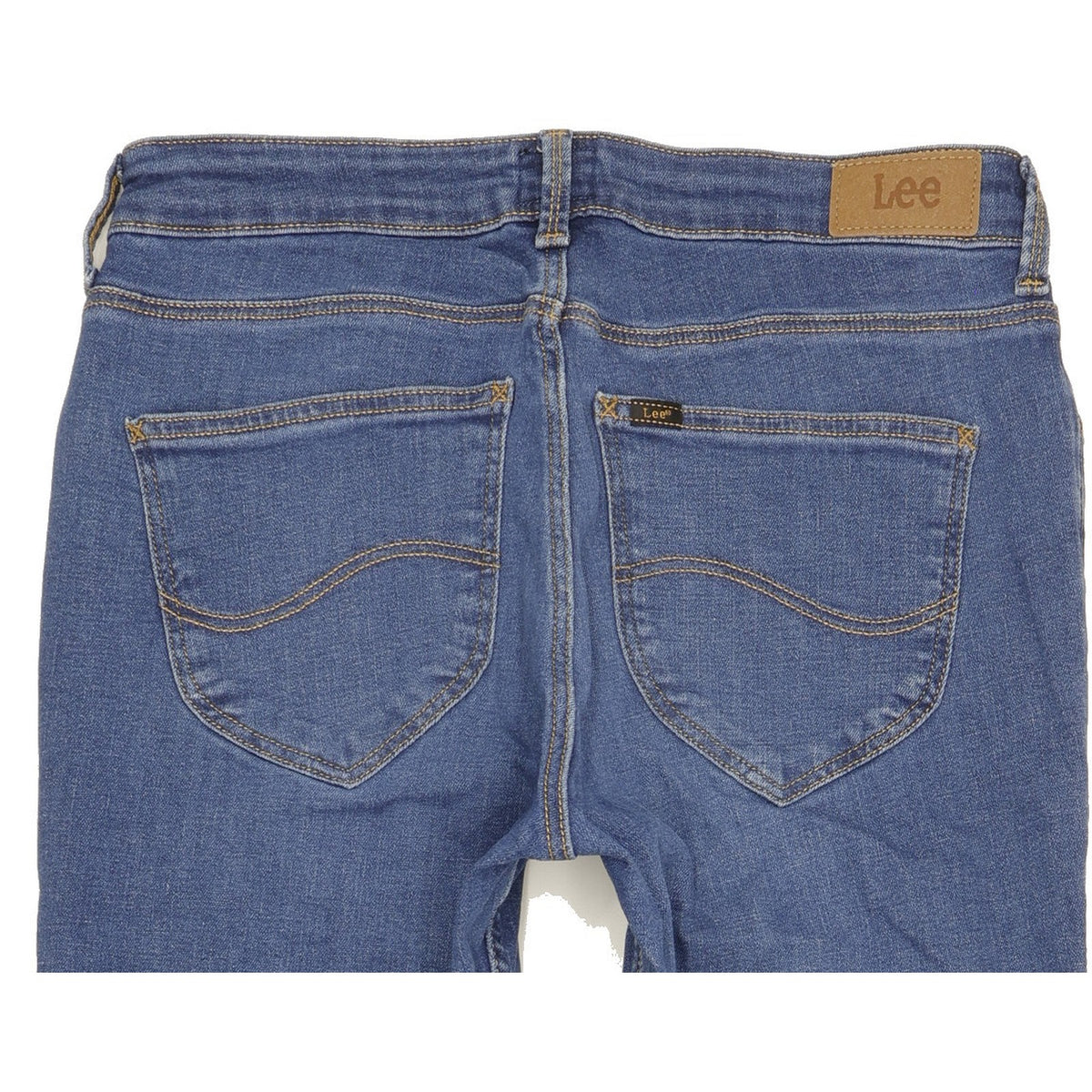 Lee Marion Women Blue Straight Regular Stretch Jeans W30 L30