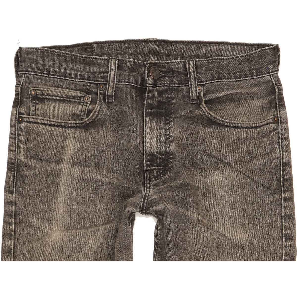 Levi's 512 Men Grey Tapered Slim Stretch Jeans W31 L29