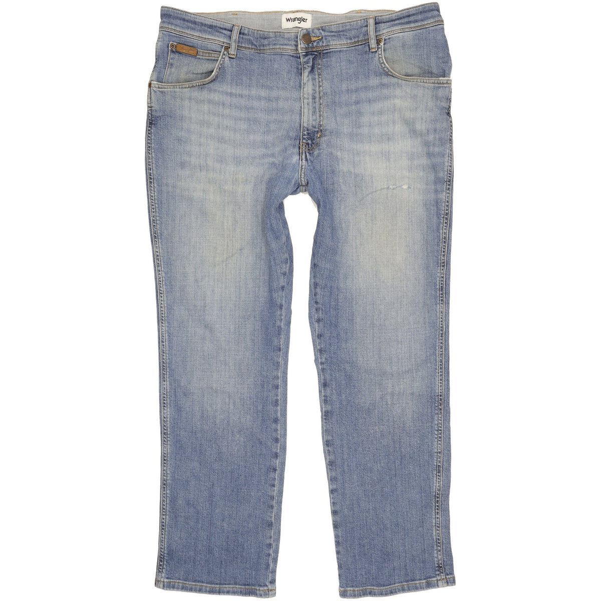 Wrangler Texas Men Blue Straight Regular Stretch Jeans W38 L29