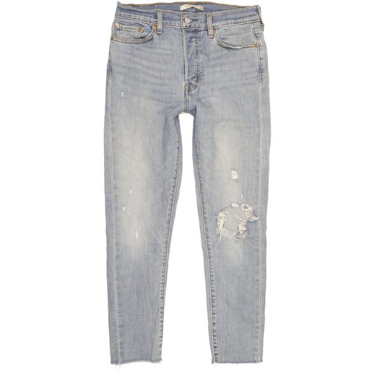 Levi's Wedgie Blue Skinny Slim Stretch Jeans High Waisted W29 L27