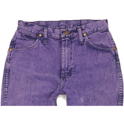 Wrangler Men Purple Straight Regular Jeans W28 L34