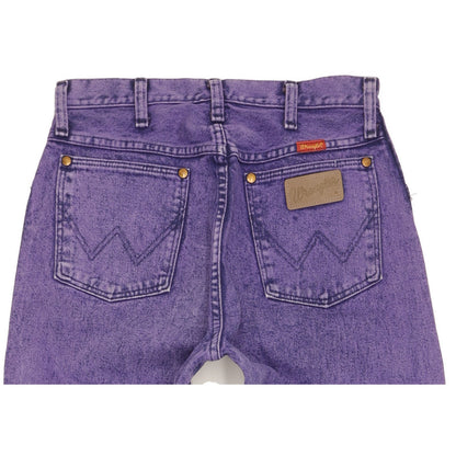 Wrangler Men Purple Straight Regular Jeans W28 L34
