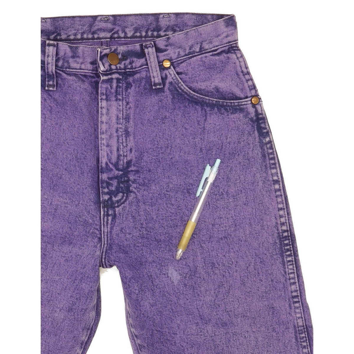 Wrangler Men Purple Straight Regular Jeans W28 L34