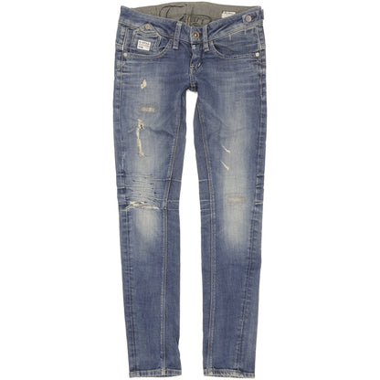 G-Star Decenter Women Blue Tapered Slim Stretch Jeans W26 L31
