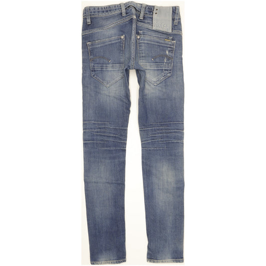 G-Star Decenter Women Blue Tapered Slim Stretch Jeans W26 L31