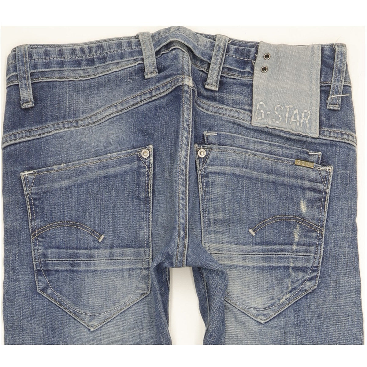G-Star Decenter Women Blue Tapered Slim Stretch Jeans W26 L31