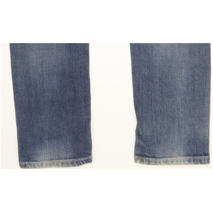 G-Star Decenter Women Blue Tapered Slim Stretch Jeans W26 L31