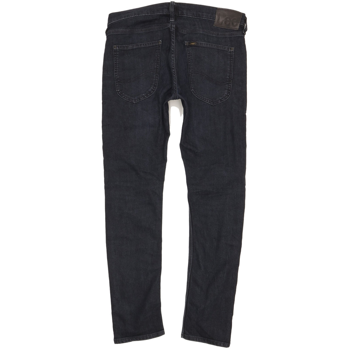 Lee Luke Men Black Skinny Slim Stretch Jeans W33 L30