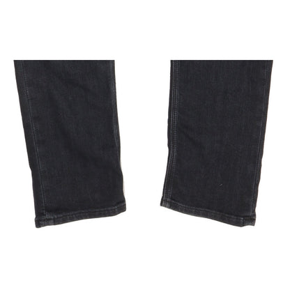 Lee Luke Men Black Skinny Slim Stretch Jeans W33 L30