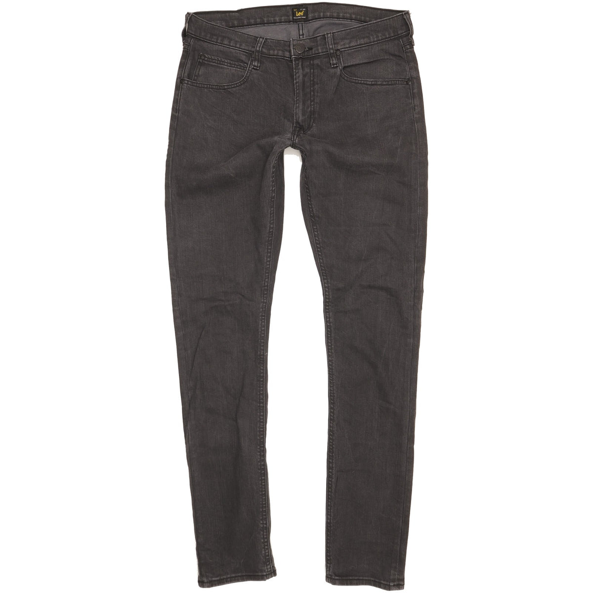 Lee Luke Men Grey Skinny Slim Stretch Jeans W32 L34