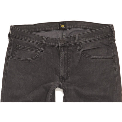 Lee Luke Men Grey Skinny Slim Stretch Jeans W32 L34