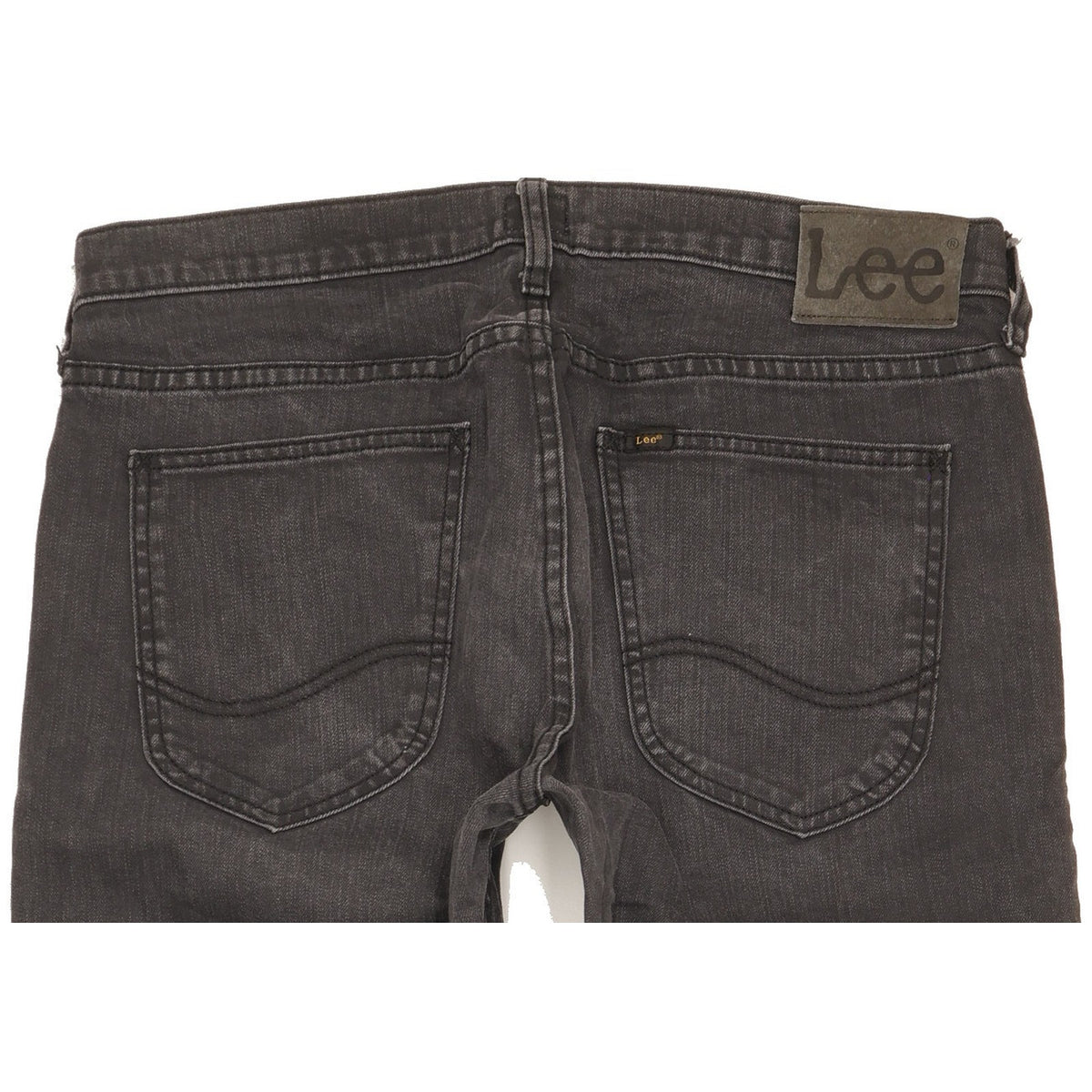 Lee Luke Men Grey Skinny Slim Stretch Jeans W32 L34