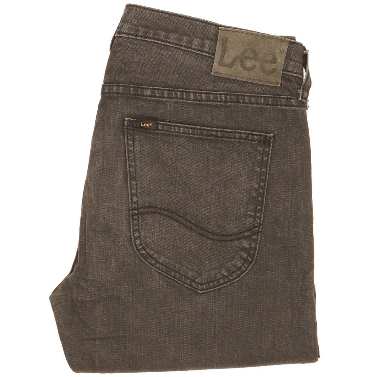 Lee Luke Men Grey Skinny Slim Stretch Jeans W32 L34