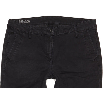 G-Star Bronson Men Black Skinny Slim Chino Stretch Jeans W31 L32
