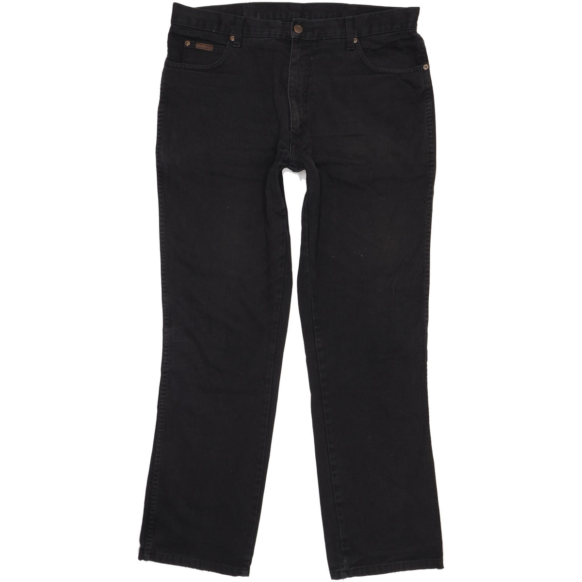 Wrangler Texas Men Black Straight Regular Jeans W38 L32