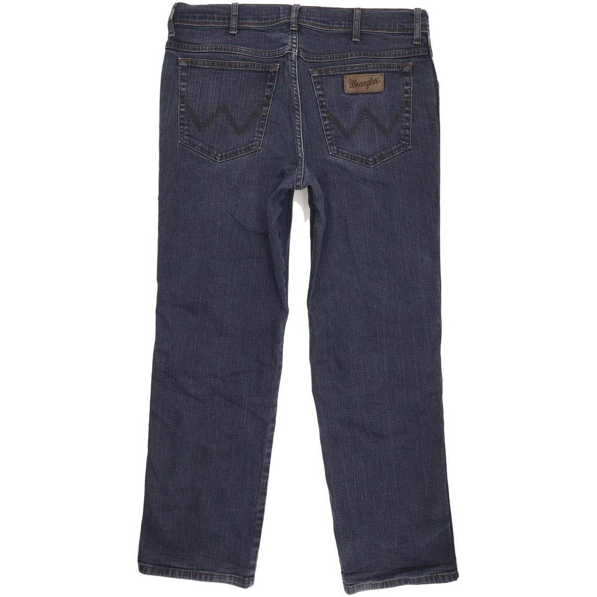 Wrangler Texas Men Blue Straight Regular Stretch Jeans W35 L30
